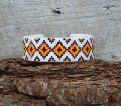 Native American Beaded Bracelet-E